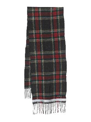 Undercover - Multicolour Check Print Wool Scarf