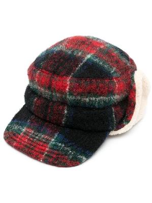Undercover - Blue Plaid Wool Trapper Hat