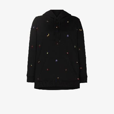 Valentino - Crystal Fruits Embroidered Cotton Hoodie