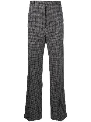 Valentino - Grey Checked Tailored Trousers