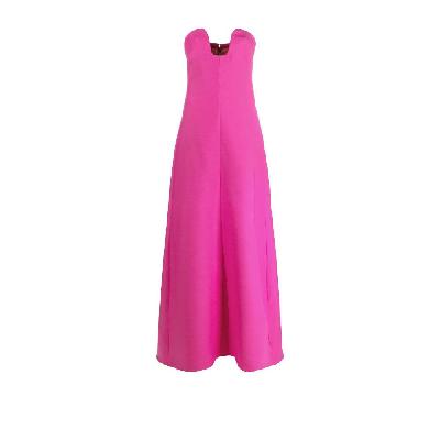 Valentino - Pink Sweetheart Neck Gown