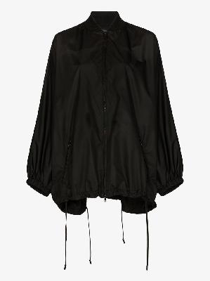 Valentino - Knit Detail Batwing Raincoat