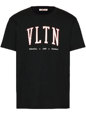 Valentino - Black VLTN Logo Print T-Shirt