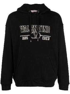 Valentino - Logo-Print Cotton Hoodie