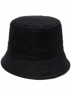 Valentino - Black VLogo Bucket Hat