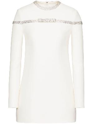 Valentino - White Bow Detail Mini Dress