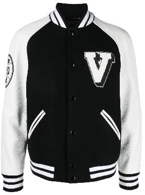 Valentino - Black Varsity Bomber Jacket