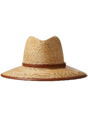 Valentino - Brown VLogo Chain Straw Hat