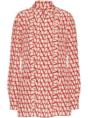 Valentino - Red Toile Iconographe Shirt
