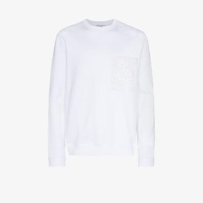 Valentino - Logo Print Cotton Sweater