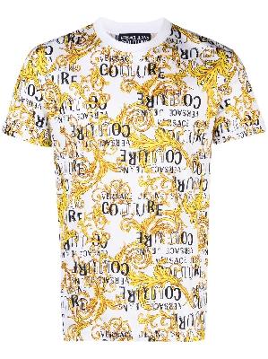 Versace Jeans Couture - White Baroque Print T-Shirt