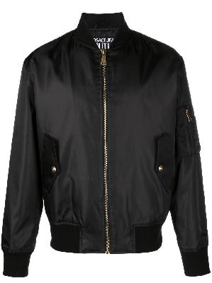 Versace Jeans Couture - Black Barocco Print Bomber Jacket