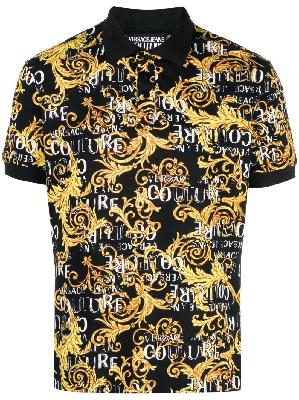 Versace Jeans Couture - Baroque-Print Polo Shirt