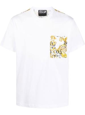 Versace Jeans Couture - White Logo Couture Print T-Shirt