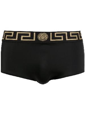 Versace - Black Greca Print Swimming Shorts