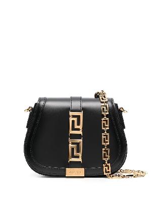Versace - Black Greca Goddess Shoulder Bag