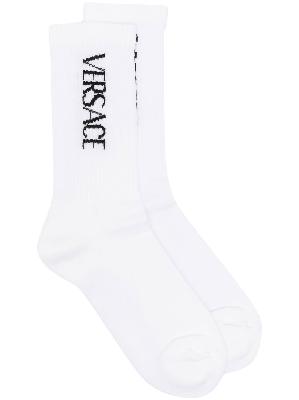 Versace - White Versace Goddess Socks