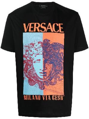 Versace - Black Medusa Print T-Shirt