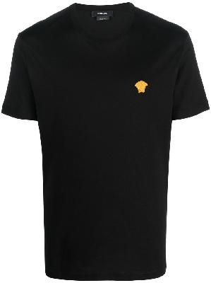 Versace - Black Medusa Embroidered T-Shirt