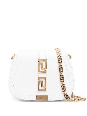 Versace - White Greca Goddess Leather Shoulder Bag