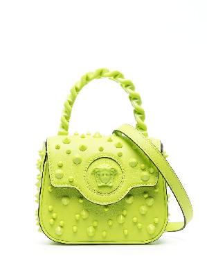 Versace - Green La Medusa Spiked Mini Bag