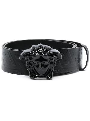 Versace - Black La Medusa Leather Belt