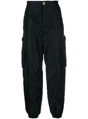 Versace - Black Tapered Cargo Trousers