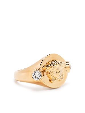 Versace - Gold-Tone La Medusa Crystal Ring