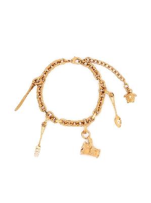 Versace - Gold-Tone Cutlery Charm Bracelet