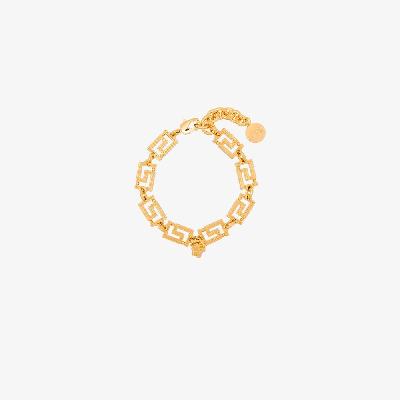 Versace - Gold Tone Medusa Chain Bracelet