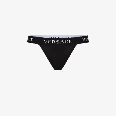 Versace - Logo Tape Thong