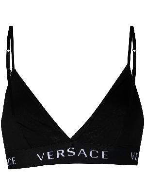 Versace - Logo Tape Triangle Bra