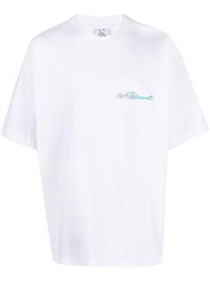 VETEMENTS - White Logo Print T-Shirt