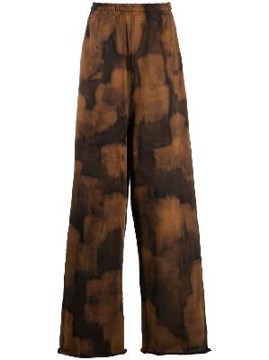 VETEMENTS - Brown Overbleached Track Pants