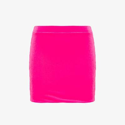 VETEMENTS - Fitted Velvet Mini Skirt