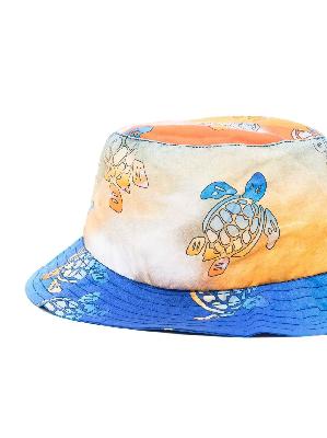 Vilebrequin - Orange Ronde Des Tortues Sunset Bucket Hat
