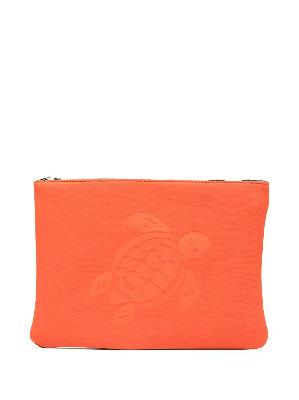 Vilebrequin - Orange Zipped Turtle Beach Pouch