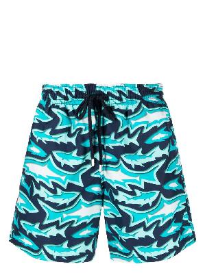 Vilebrequin - Blue Moorea Requins 3D Swim Shorts