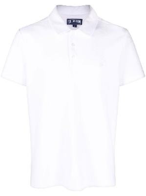 Vilebrequin - White Phoenix Towelling Polo Shirt