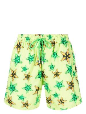 Vilebrequin - Green Moorea Starfish Candy Swim Shorts