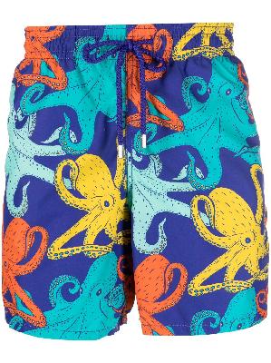 Vilebrequin - Purple Octopus Print Swim Shorts