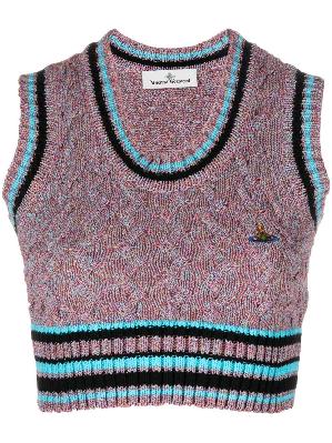 Vivienne Westwood - Pink Sleeveless Knitted Vest
