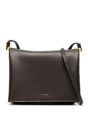 Wandler - Brown Uma Box Leather Shoulder Bag