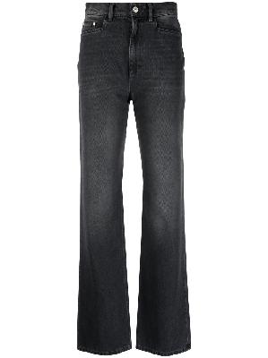 Wandler - Grey High-Waisted Straight-Leg Jeans