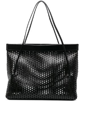 Wandler - Black Joanna Cut-Out Leather Tote Bag