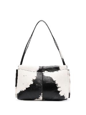 Wandler - Black Carly Dye Print Leather Shoulder Bag
