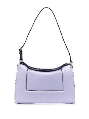 Wandler - Wing Purple Mini Penelope Leather Shoulder Bag