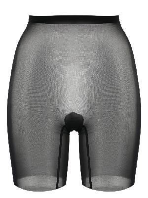 Wolford - Black Tulle Control Shorts