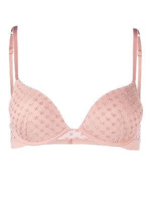 Wolford - Pink Logo-Embroidered Bra
