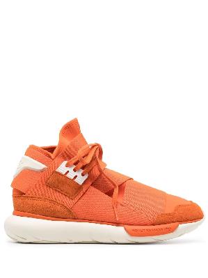 Y-3 - Orange Qasa High-Top Sneakers